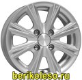 K&K Аттика-оригинал (КС416) 6,0\R15 4*100 ET45 d54,1 Плат. черный