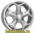 K&K Кристалл-оригинал (КС433) 6,5\R16 5*108 ET52,5 d63,35 Плат. черный